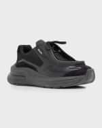 Image 4 of 5: Prada Men's SYSTEME Spaz Mesh Sneakers