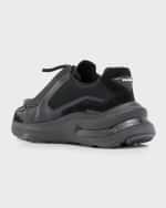 Image 2 of 5: Prada Men's SYSTEME Spaz Mesh Sneakers