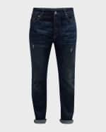 Image 1 of 6: Brunello Cucinelli Men's Traditional Fit Jeans