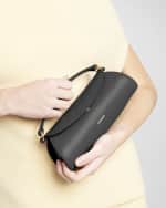 Image 3 of 5: Jil Sander Cannolo Mini Leather Top-Handle Bag