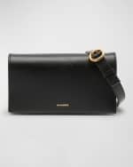 Image 1 of 4: Jil Sander All Day Buckle Leather Shoulder Bag