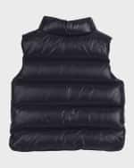 Image 2 of 3: Moncler Boy's Bernard Shiny Vest, Size 12M-3