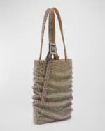 Image 4 of 6: Benedetta Bruzziches Lollo La Petite Crystal Top-Handle Bag