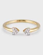 Image 1 of 5: STONE AND STRAND Heart to Heart Pave Ring