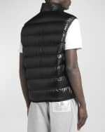 Image 4 of 6: Moncler Men's Aube Down Nylon Zip Vest