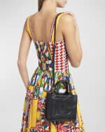 Image 2 of 6: Dolce&Gabbana DG Logo Leather Top-Handle Bag