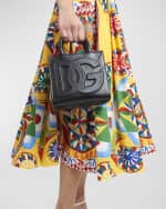 Image 3 of 6: Dolce&Gabbana DG Logo Leather Top-Handle Bag