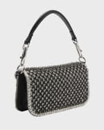 Image 3 of 5: Valentino Garavani Loco Small Polka Dot Embellished Shoulder Bag