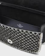 Image 5 of 5: Valentino Garavani Loco Small Polka Dot Embellished Shoulder Bag