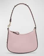 Image 1 of 6: Valentino Garavani Rockstud Grain Leather Hobo Bag
