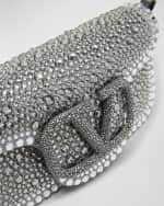 Image 5 of 5: Valentino Garavani Loco Small Rhinestone Shoulder Bag