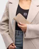 Image 2 of 6: Loewe Knot Continental Wallet in Leather with Zipper