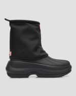 Image 1 of 6: Kenzo x Hunter Men's Fleece-Lined Lace-Up Snow Boots with Removable Gaiter