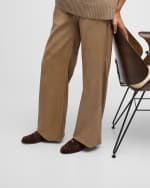 Image 2 of 6: Veronica Beard Suede Coin Penny Loafers