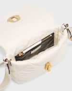 Image 5 of 6: Moncler Puffer Crossbody Bag with Turn-Lock