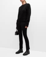 Image 2 of 6: Moncler Cashmere Cable-Knit Crewneck