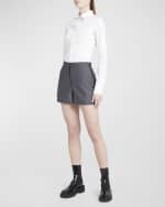 Image 5 of 7: Valentino Garavani Solid Mohair Wool Shorts