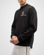 Image 4 of 6: Moncler Grenoble Men's Logo Crew T-Shirt