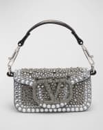 Image 1 of 6: Valentino Garavani Loco Mini Embellished Shoulder Bag