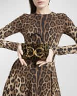 Image 3 of 6: Dolce&Gabbana DG Girls Leopard Top-Handle Bag