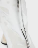 Image 4 of 4: SIMONMILLER Verner Metallic Hourglass-Heel Boots