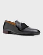 Image 5 of 6: TOM FORD Men's Patent Leather Tassel Loafers