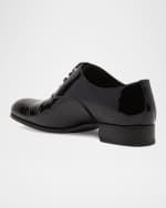 Image 3 of 6: TOM FORD Men's Edgar Patent Leather Oxfords