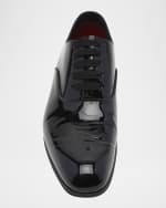 Image 4 of 6: TOM FORD Men's Edgar Patent Leather Oxfords