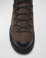 Image 4 of 6: Moncler Men's Peka Trek Suede Hiking Boots