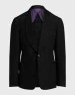 Image 1 of 6: Ralph Lauren Purple Label Men's Kent Hand-Tailored Linen Tuxedo Jacket