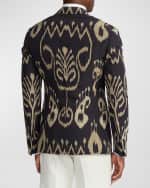 Image 3 of 6: Ralph Lauren Purple Label Men's Kent Ikat Sport Coat