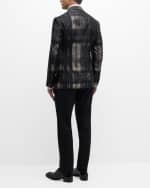 Image 3 of 5: Ralph Lauren Purple Label Men's Kent Hand-Tailored Ikat Sport Coat