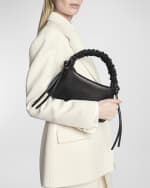 Image 3 of 6: Proenza Schouler Mini Drawstring Leather Top-Handle Bag