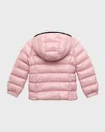 Image 5 of 5: Moncler Girl's Bady Quilted Puffer Down Jacket, Size 8-14