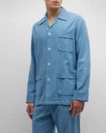 Image 5 of 6: Derek Rose Men's Kelburn 34 Long Pajama Set
