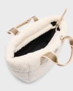 Image 5 of 6: Moncler Caradoc Sherpa Quilted Tote Bag