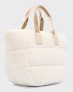 Image 4 of 6: Moncler Caradoc Sherpa Quilted Tote Bag
