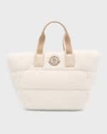 Image 1 of 6: Moncler Caradoc Sherpa Quilted Tote Bag