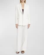 Image 7 of 7: Chloe Rustic Wool Gauze Pants