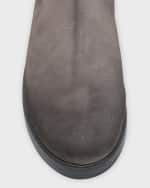 Image 4 of 6: Marsell Men's Zucca Zeppa Leather Ankle Boots