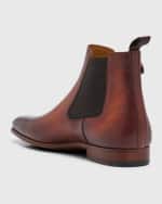 Image 3 of 6: Magnanni Men's Caspe Double-Buckle Chelsea Boots