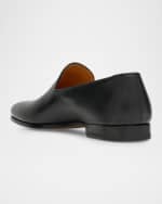 Image 3 of 6: Magnanni Men's Diaz Leather Loafers