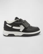 Image 1 of 5: Off-White Kid's Out Of Office Low-Top Leather Sneakers, Toddler/Kids