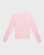 Image 2 of 6: Ralph Lauren Childrenswear Girl's Mini Cable Knit Sweater, Size S-XL