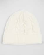Image 2 of 2: Moncler Cable knit beanie w Moncler patch