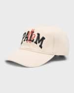 Image 1 of 2: Moncler Genius Moncler x Palm Angels Men's Embroidered Logo Baseball Cap