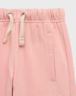 Image 3 of 3: Palm Angels Girl's Classic Logo-Print Sweatpants, Size 4-12