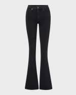 Image 1 of 6: Veronica Beard Beverly High-Rise Skinny Flare Jeans