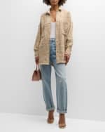 Image 5 of 8: Iro Timera Tweed Patch Pocket Shirt