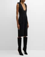 Image 5 of 6: Salon 1884 Vero Plunging Sleeveless Dress